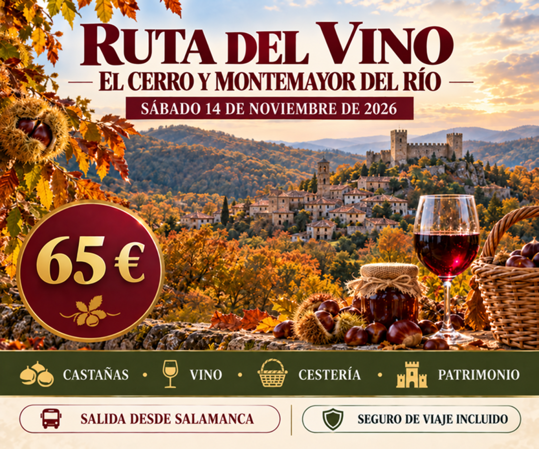 RUTA DEL VINO SIERRA DE FRANCIA #14 Noviembre 2026