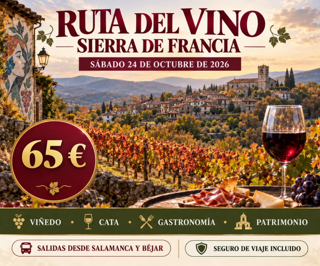 RUTA DEL VINO SIERRA DE FRANCIA #24 OCTUBRE# ESENCIA DE MIEL Y VINO