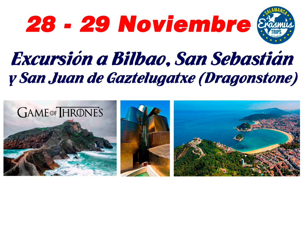 BILBAO, SAN SEBASTIAN (Dragonstone- Juego de Tronos) # 28 - 29 de noviembre de 2026