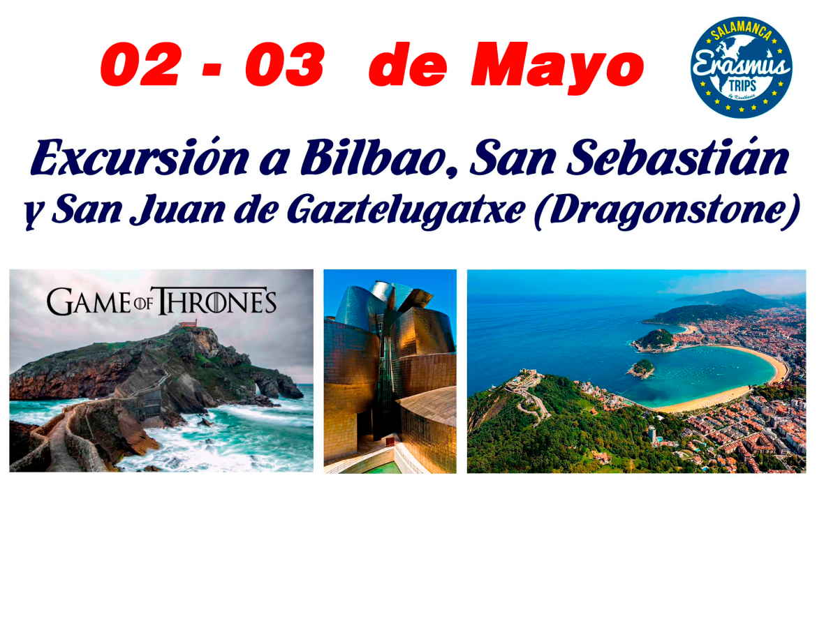 BILBAO, SAN SEBASTIAN Y SAN JUAN DE GAZTELUGATXE (Dragonstone- Juego de Tronos)